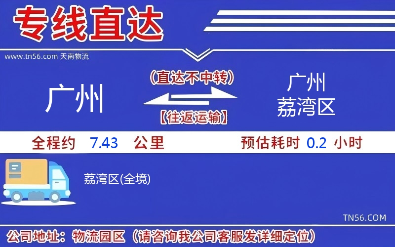 广州到广州荔湾区物流公司 广州到广州荔湾区物流公司