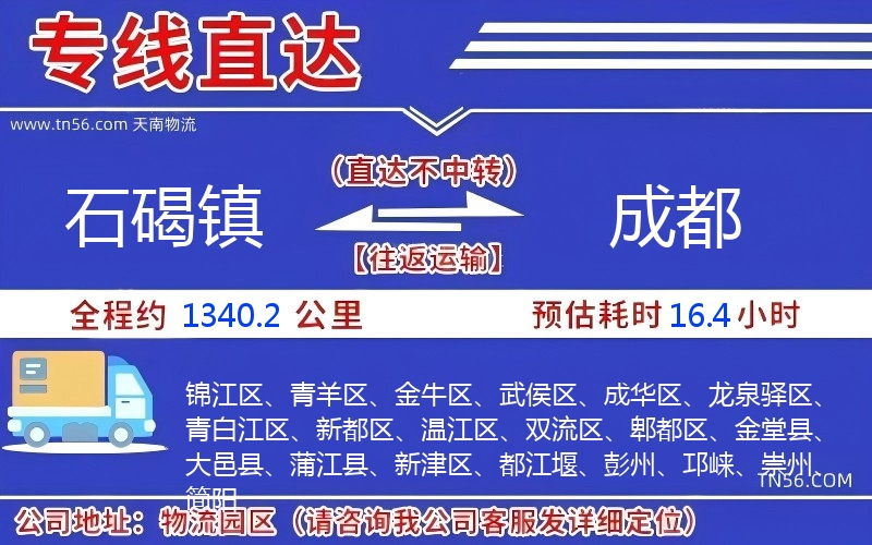 石碣镇到成都物流公司